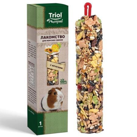 Triol Original Лакомство 110г Дморских свинок с фруктами 