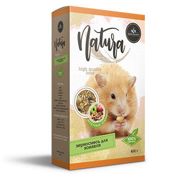 Secret natura 400г Корм д/хомяков Фруктовый коктейль
