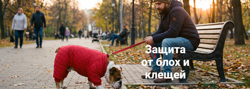 собака на поводке